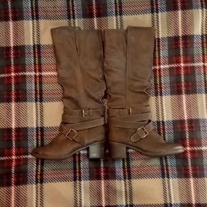 🍁Brown below the knee boots